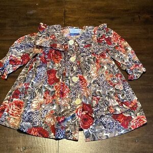 Vintage 80’s 90’s Floral Dress Cottagecore 18 month Cottontail Originals